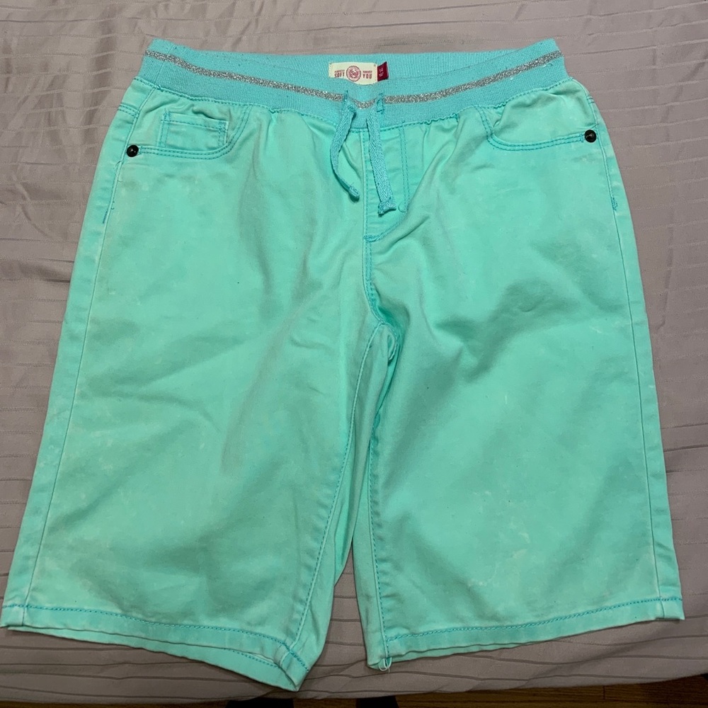Teal shorts size 14